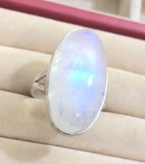 Oval Moonstone Ring