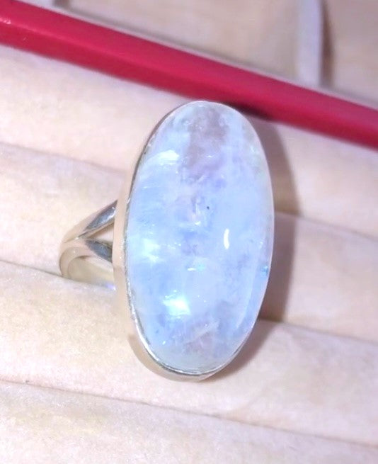 Oval Moonstone Ring