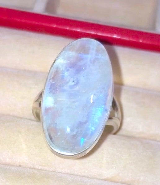 Oval Moonstone Ring