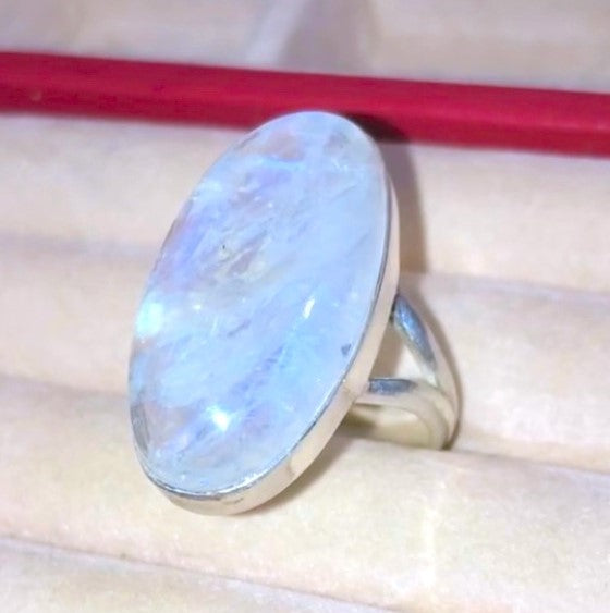 Oval Moonstone Ring