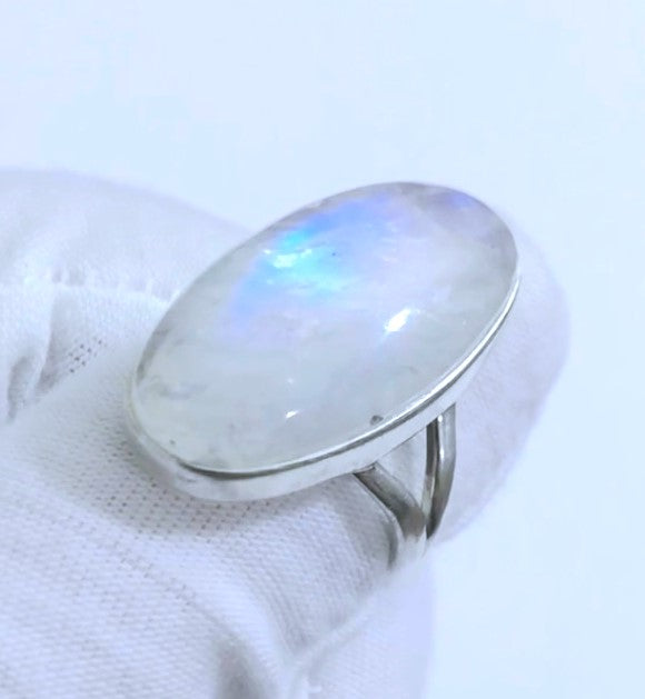 Oval Moonstone Ring