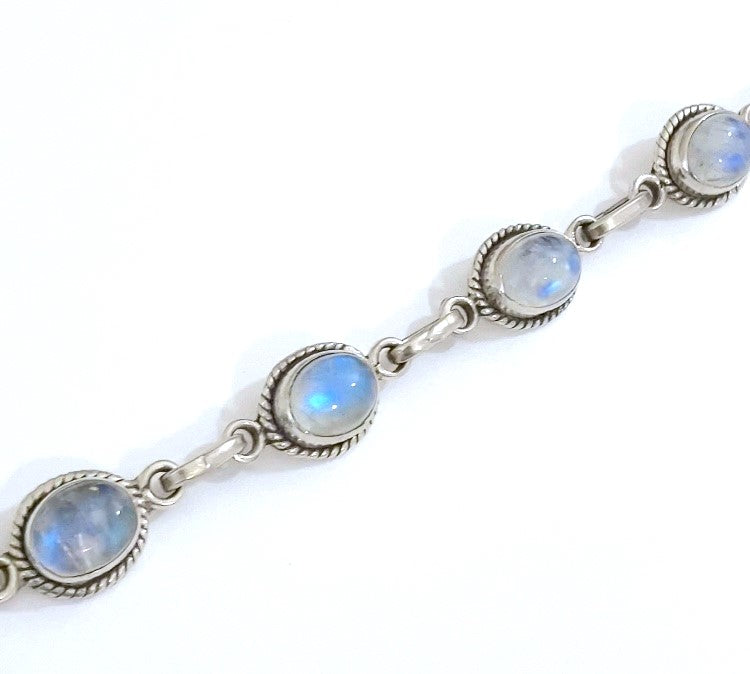 Moonstone Link Bracelet