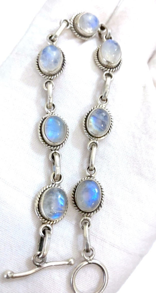 Moonstone Link Bracelet