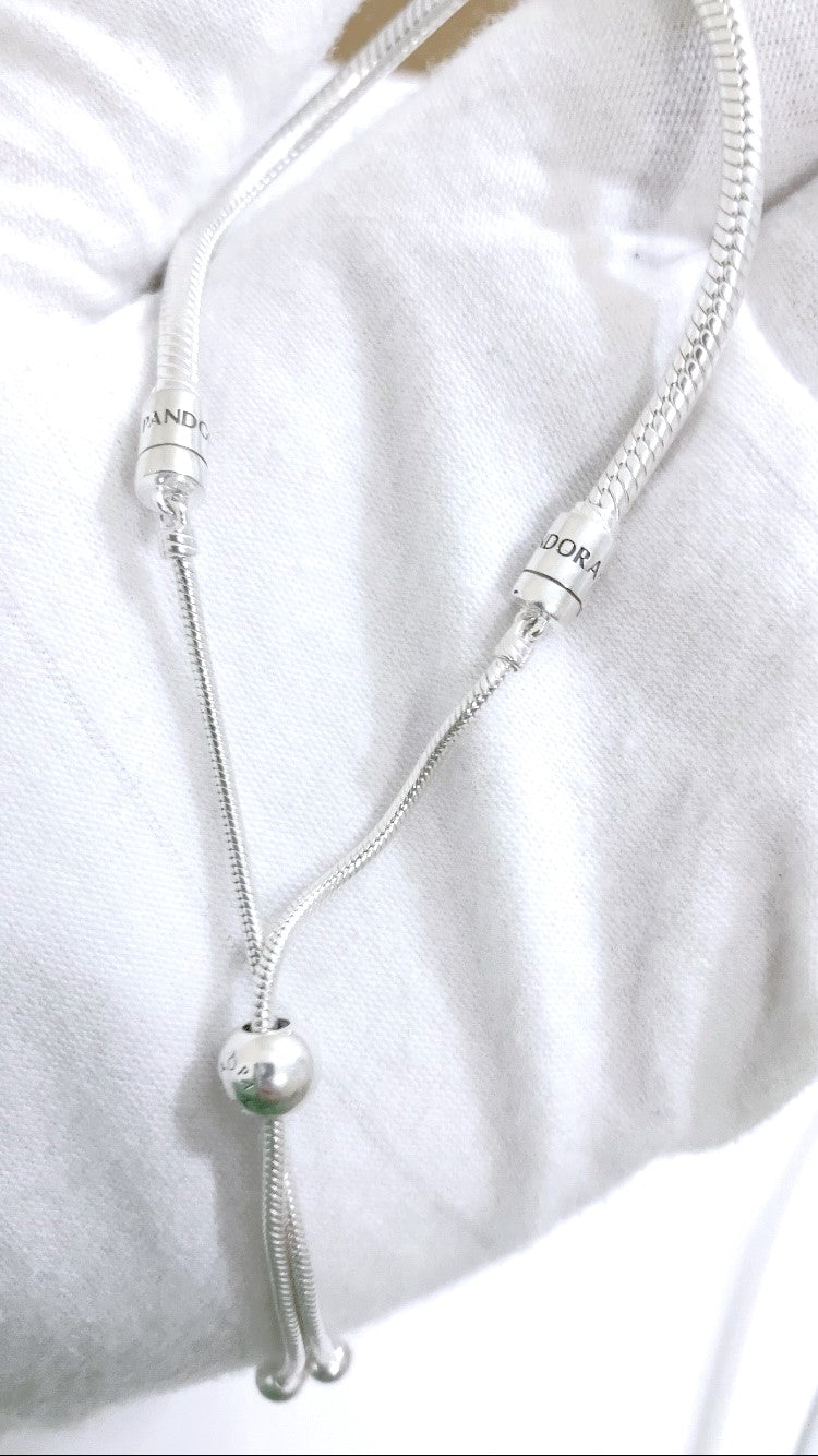 Pandora Moments Snake Chain Slider Bracelet