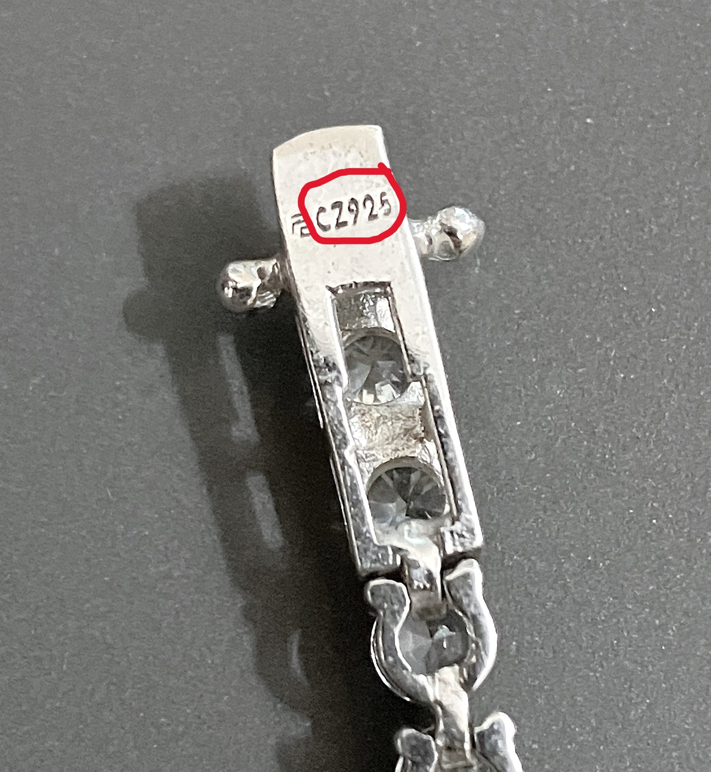 "Diamond" Tennis Bracelet