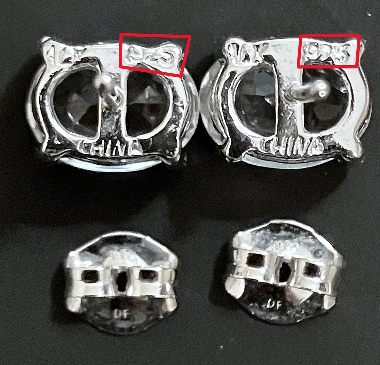 Oval Cut "Diamond" Studs