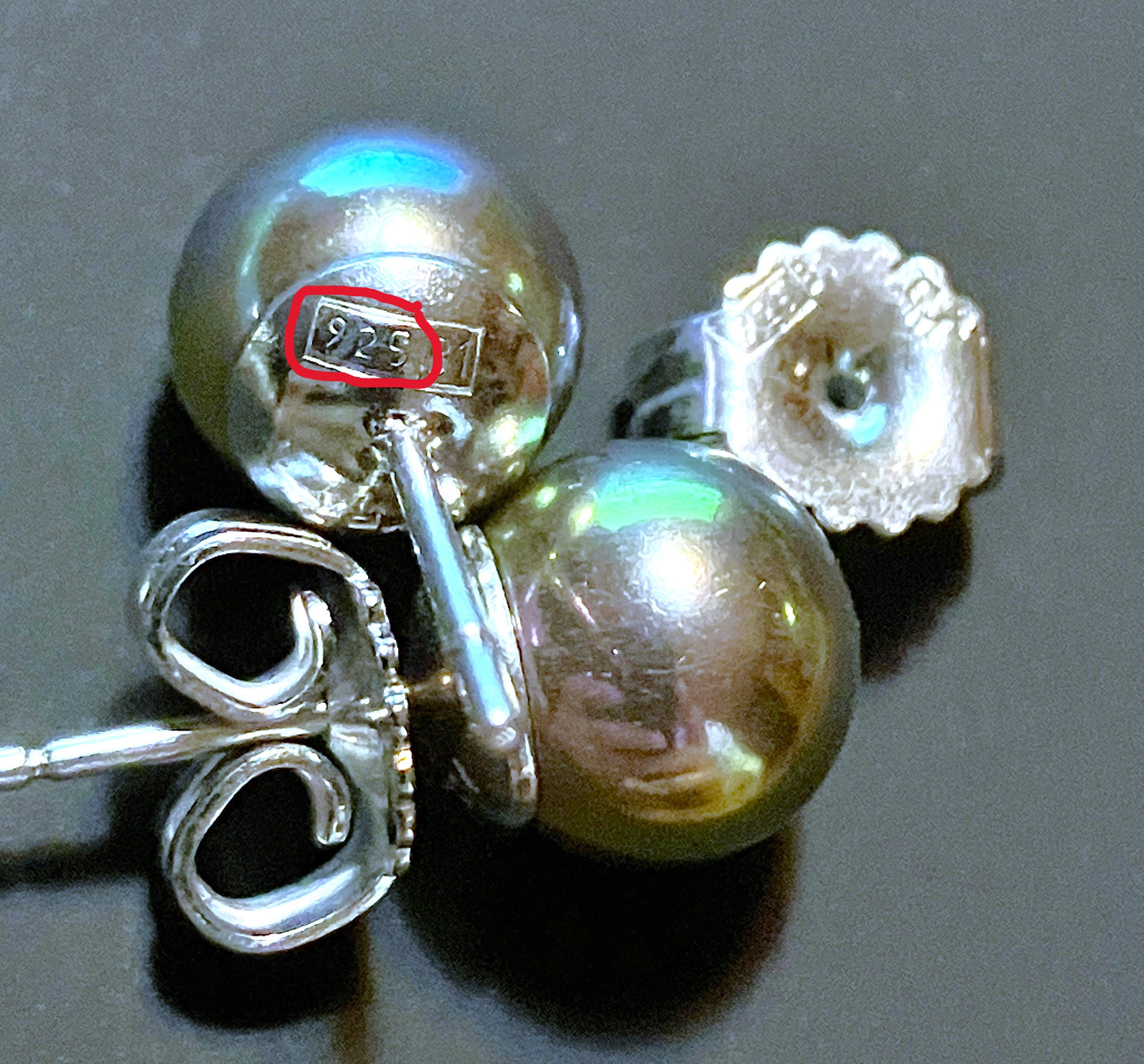 Peacock Tahitian “Pearl” Earrings