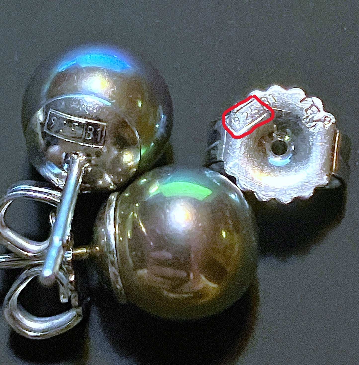 Peacock Tahitian “Pearl” Earrings
