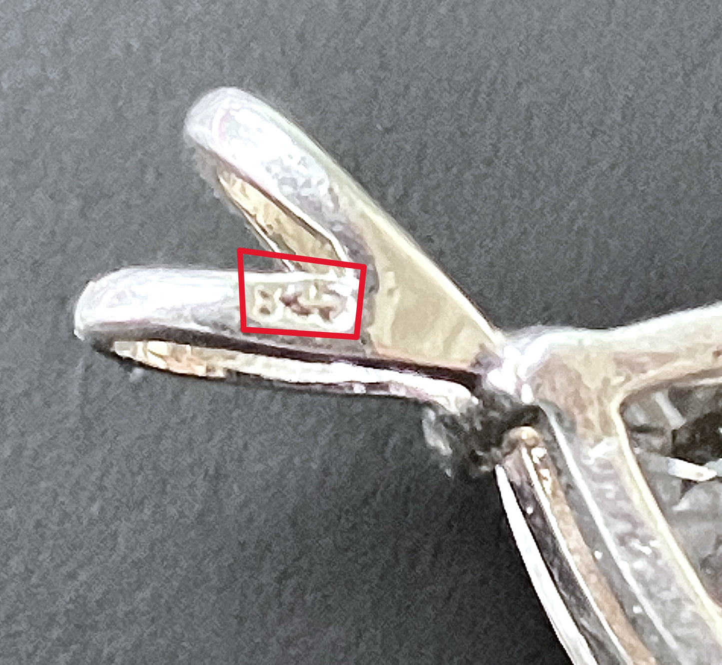 Pear Cut "Diamond" Pendant