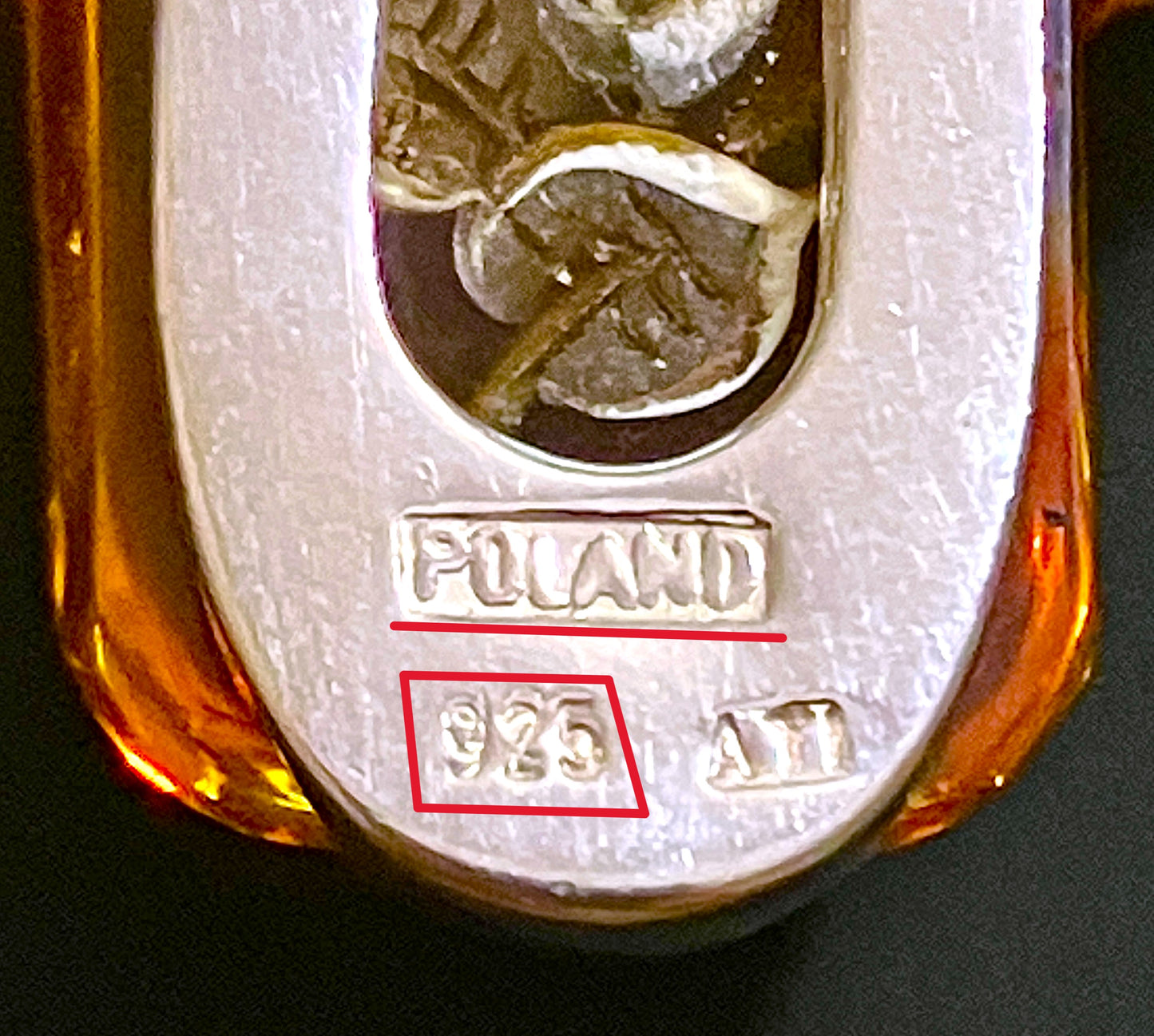Floral Amber Cross