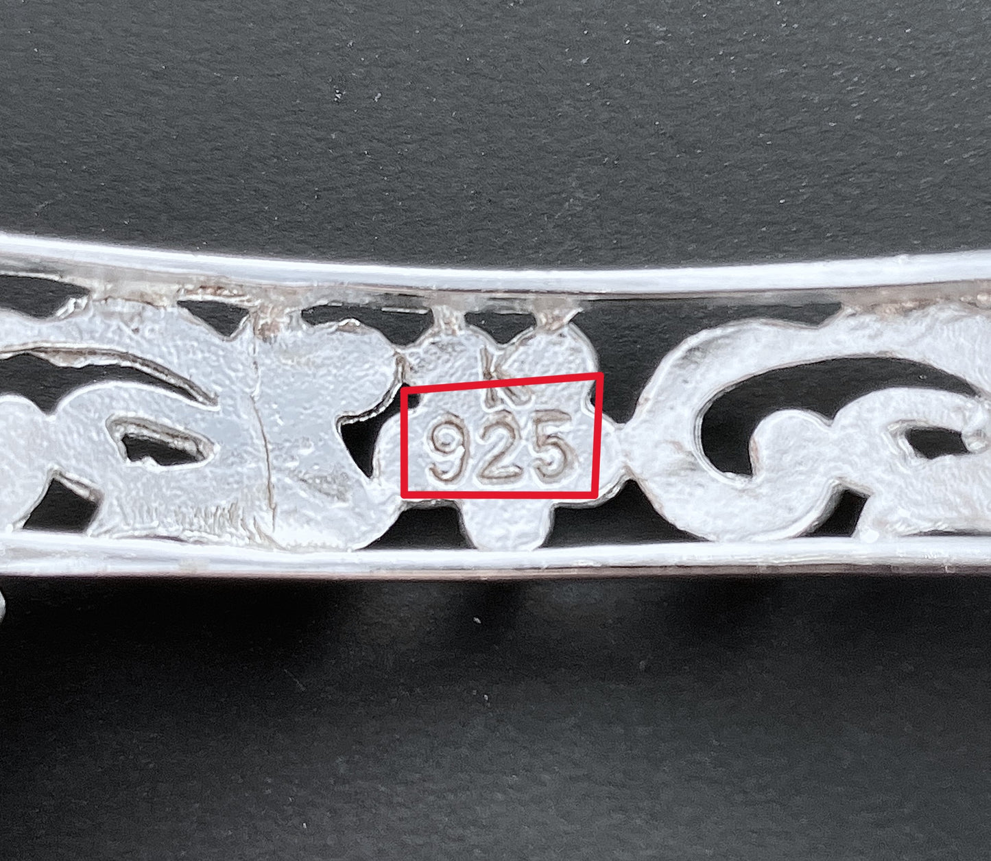 “Diamond” Plumeria Vine Bangle