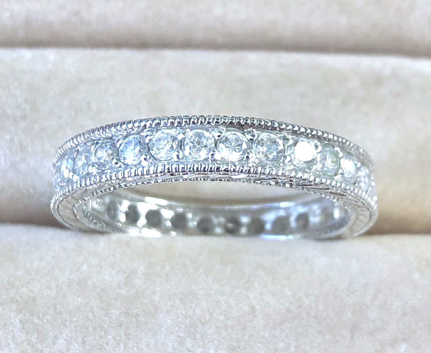 Tacori Channel Set Round Cut "Diamond" Eternity Ring
