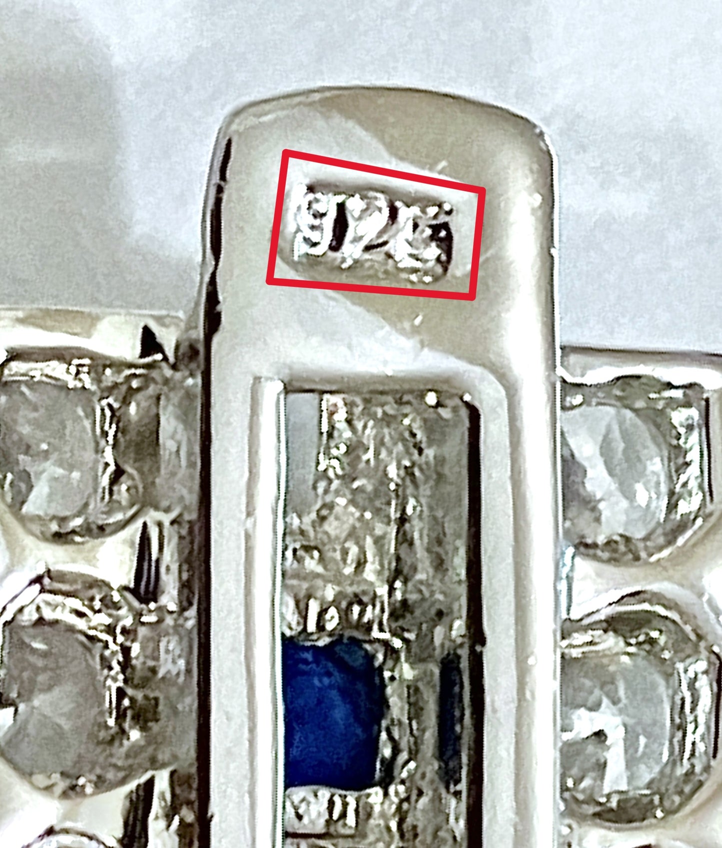 Tri-Row "Diamond" and "Sapphire" Tennis Bracelet