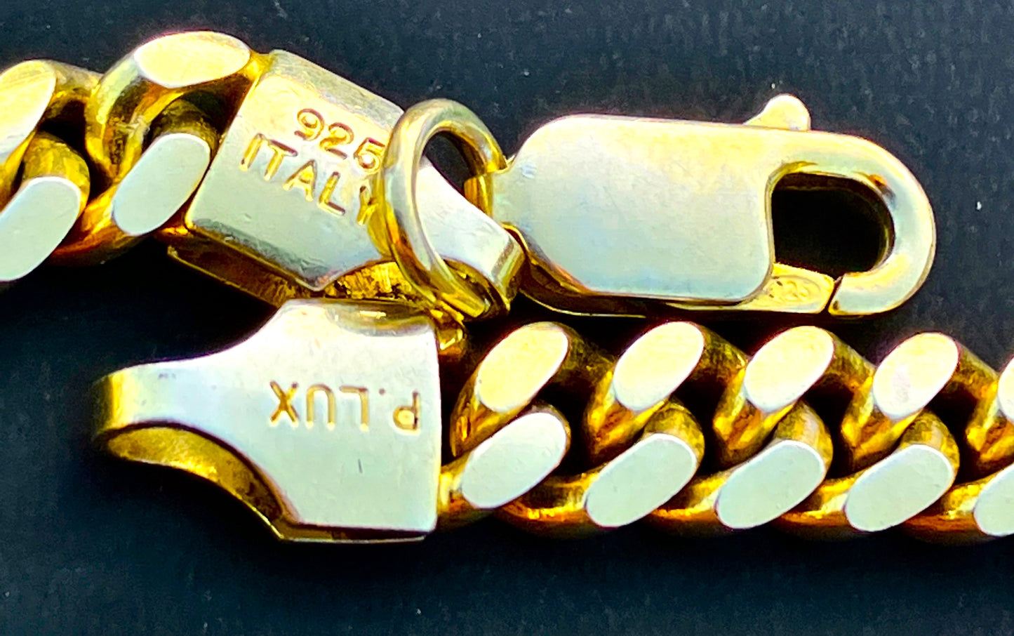 Gold Washed Cuban Link Chains (2 sizes!)