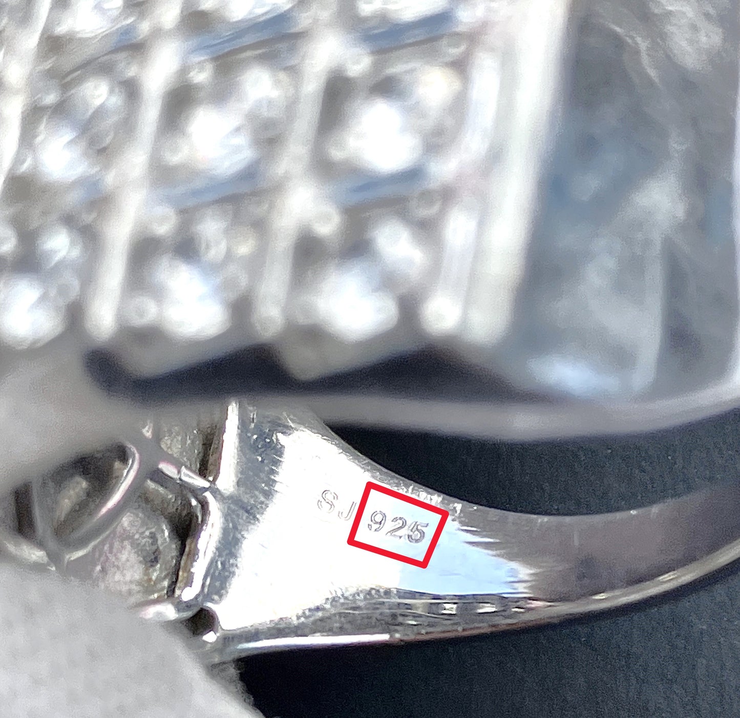 5 Step Pavé "Diamond" Ring