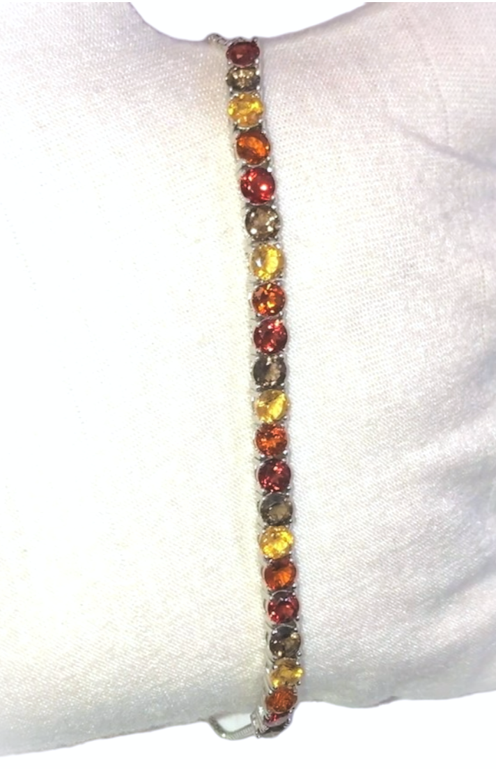Autumn Theme Gemstone Bracelet