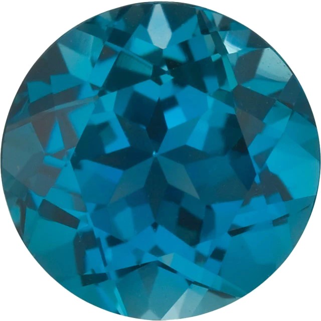 7 Stone London Blue Topaz Ring