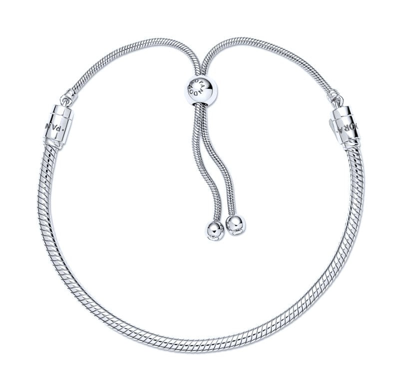 Pandora Moments Snake Chain Slider Bracelet