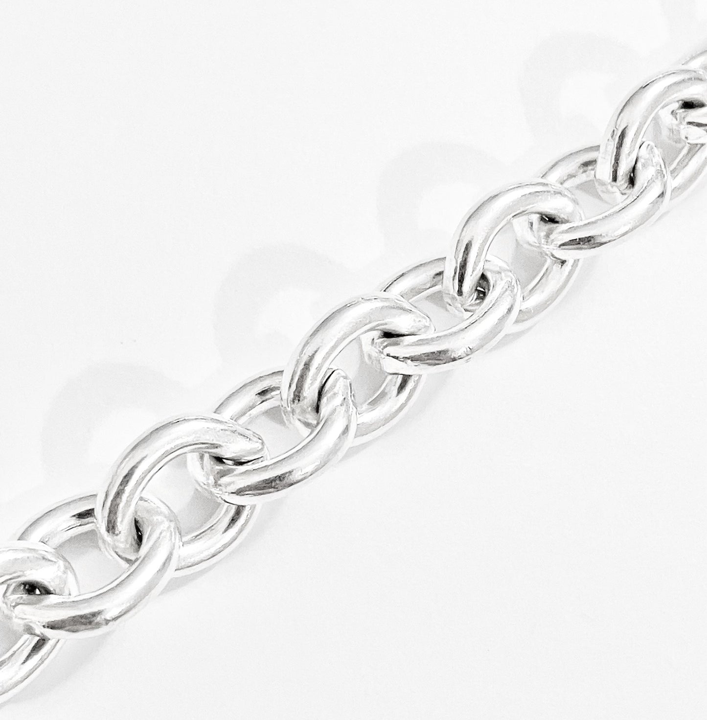 Judith Ripka Country Link Studded Heart Charm Bracelet