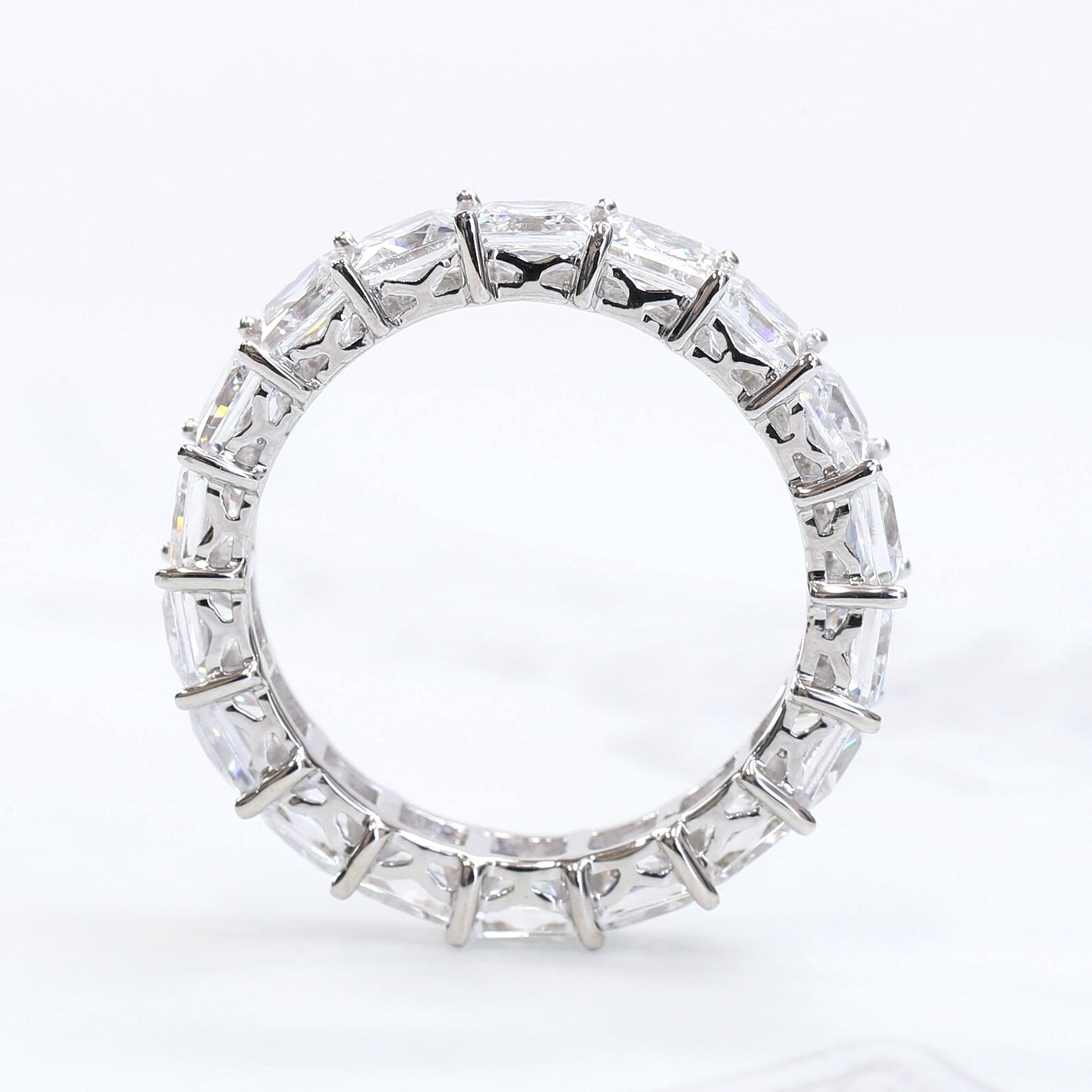 Princess Cut "Diamond" Eternity Ring