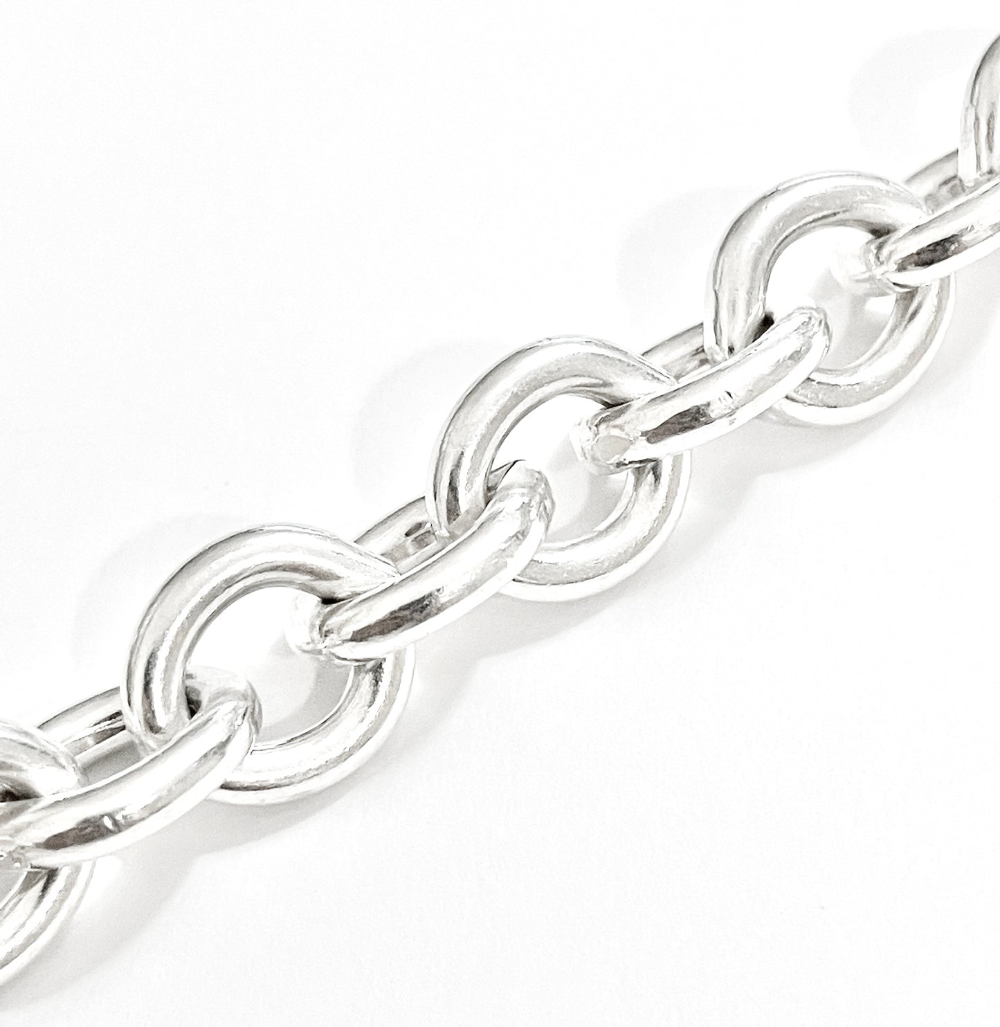 Judith Ripka Country Link Studded Heart Charm Bracelet