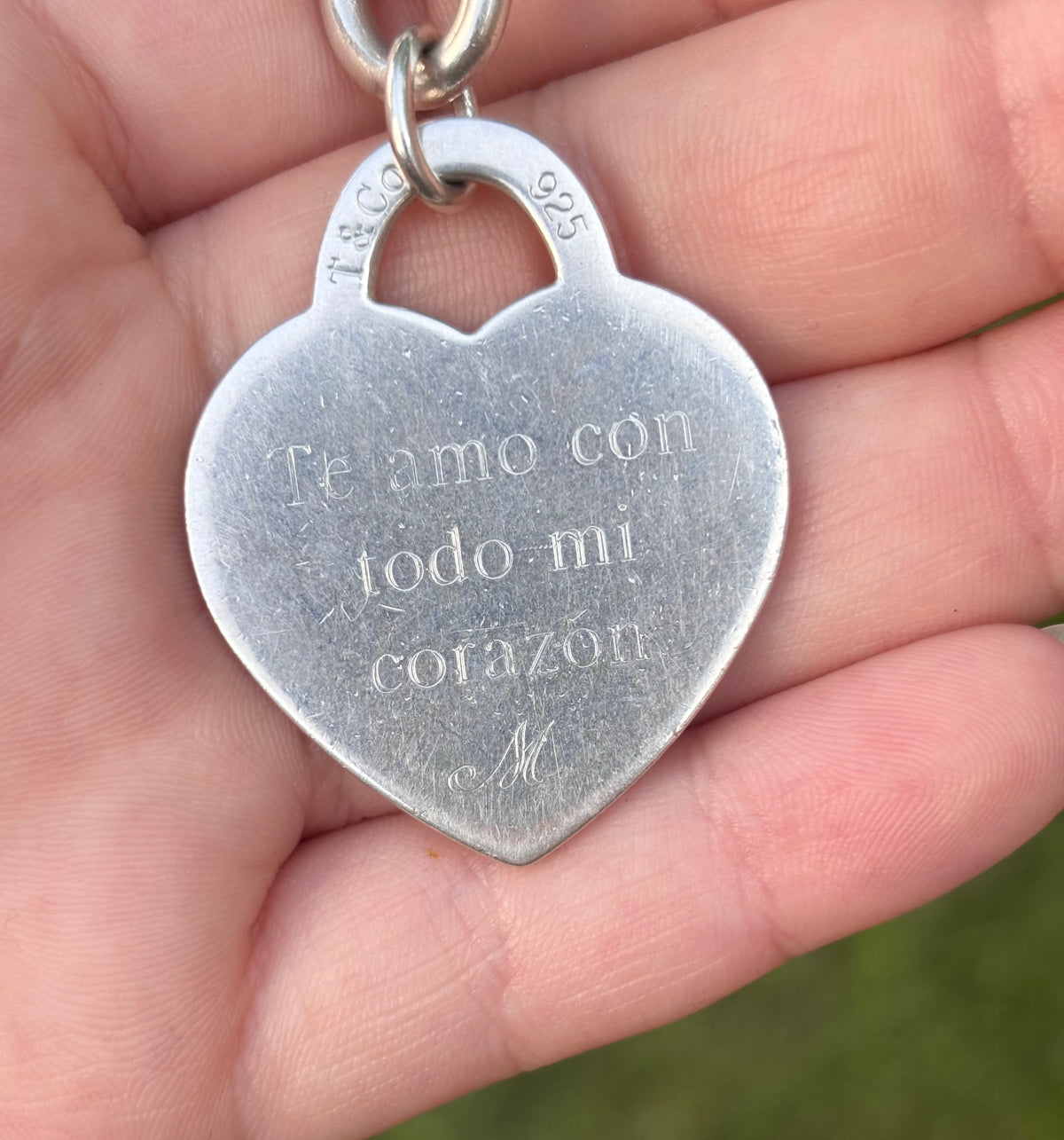 Tiffany & Co. Return to Tiffany Large Heart Tag Bracelet Sterling Silver - Engraved