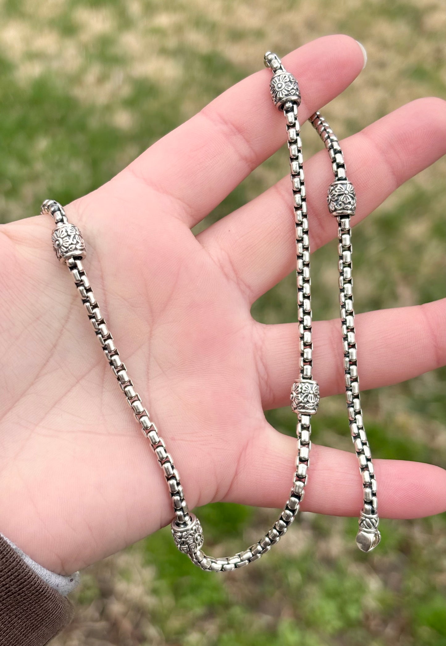JAI by John Hardy Flower Bead Station Necklace