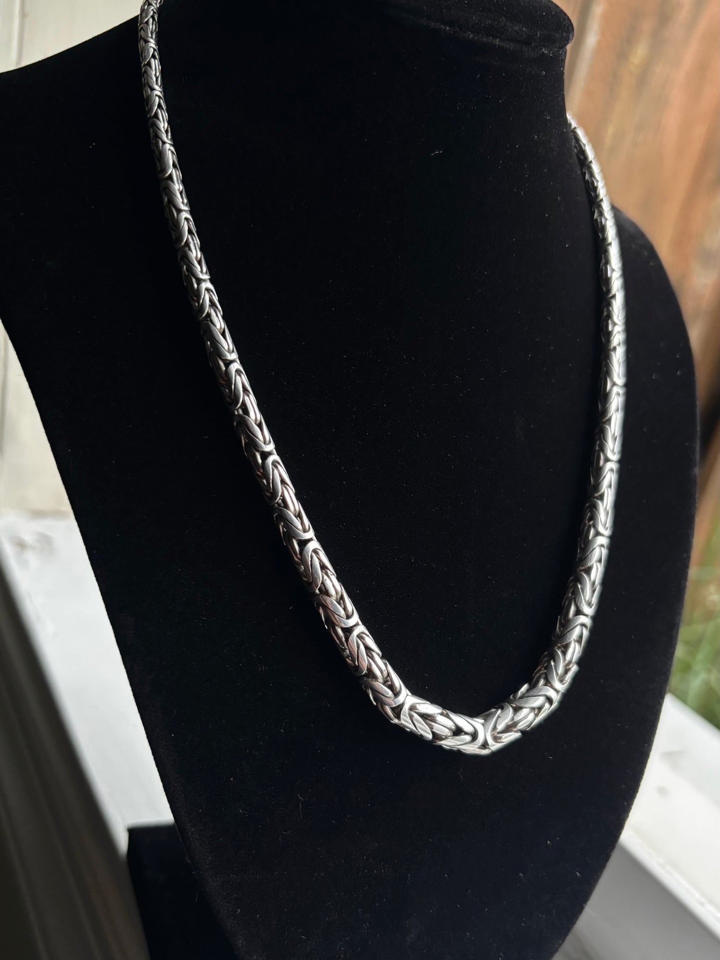 Graduated Byzantine Chain with Toggle Clasp