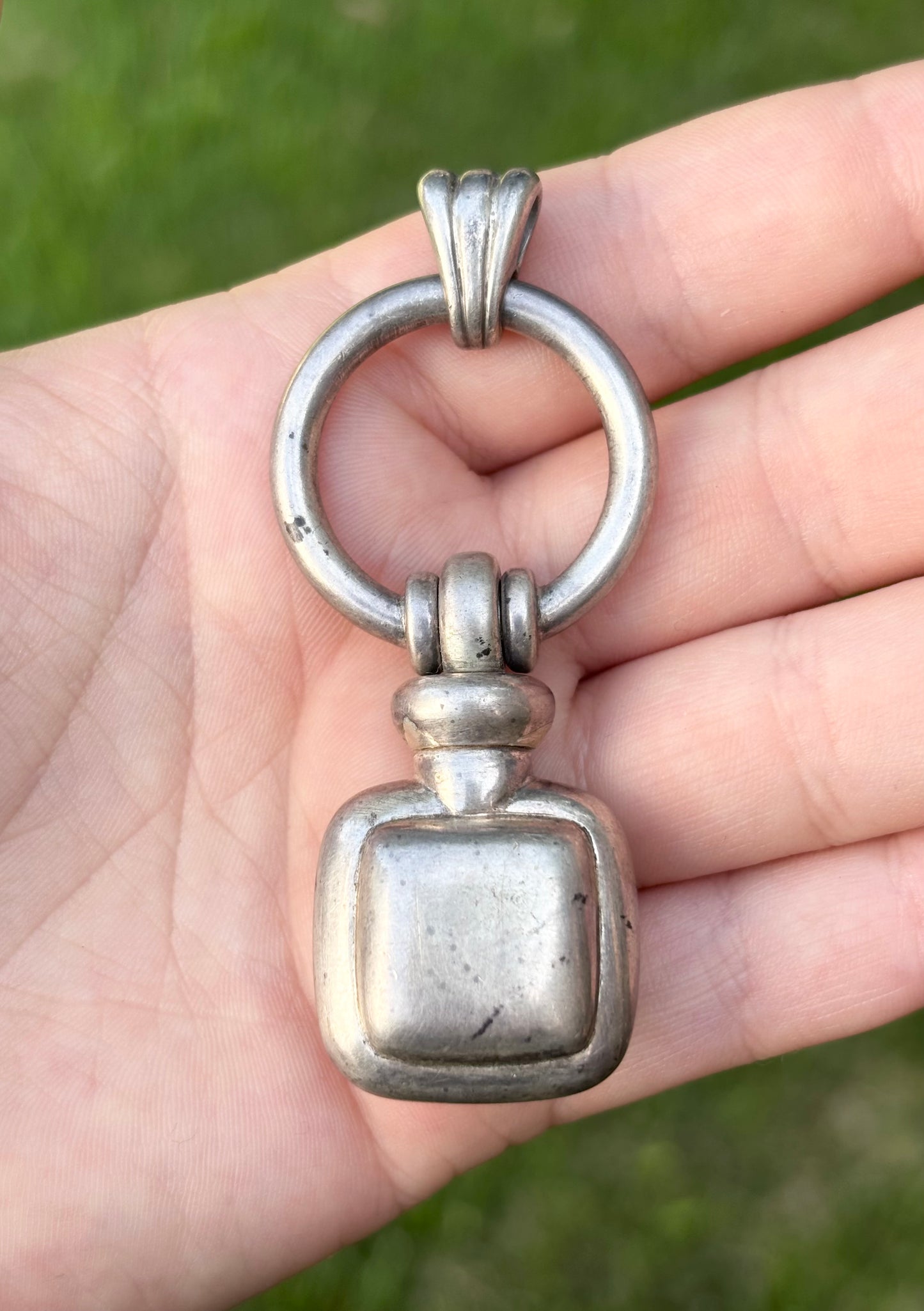 Tiffany & Co. Sterling Silver Perfume Bottle Pendant