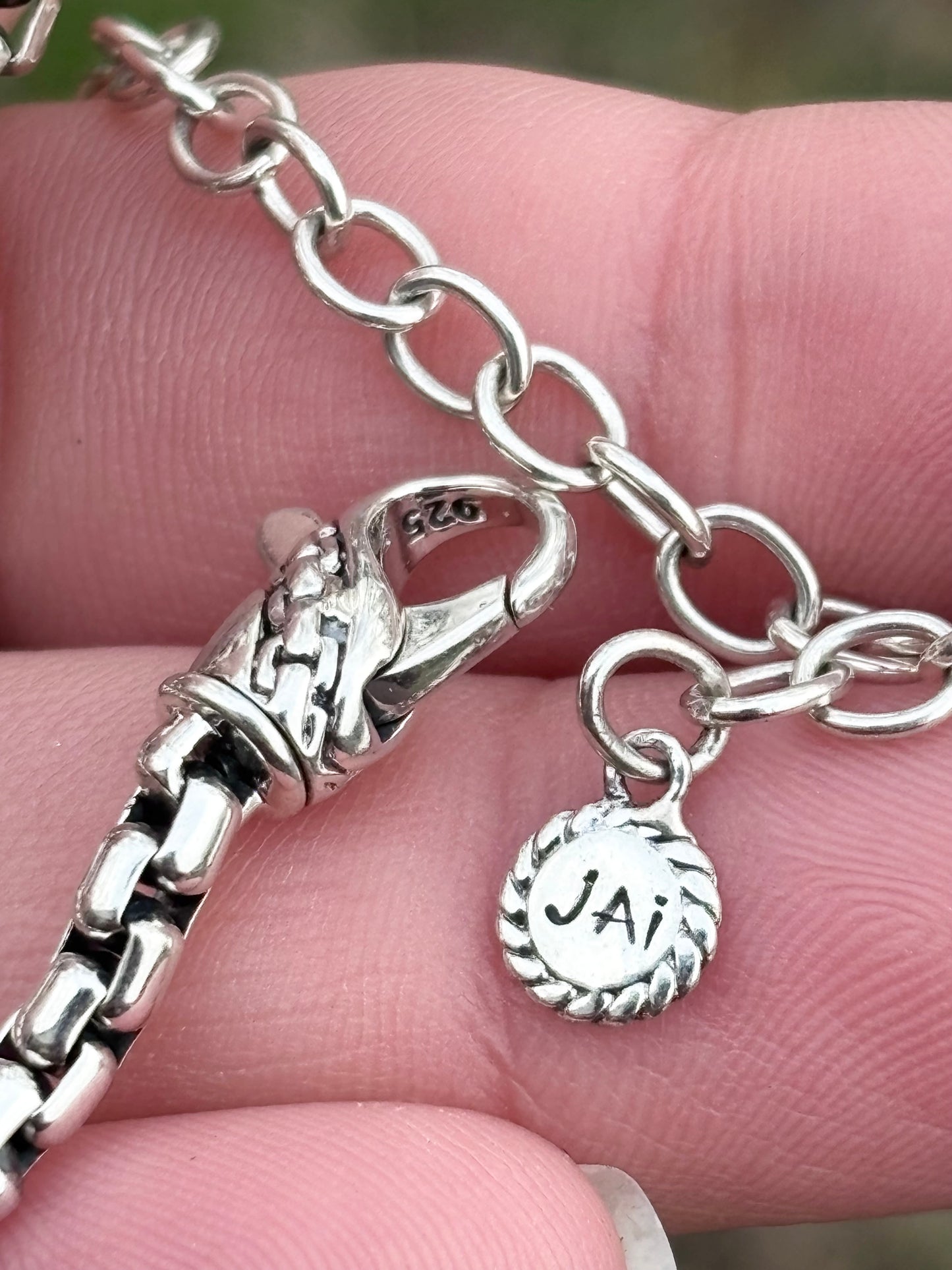 JAI by John Hardy Basketweave Halo Necklace
