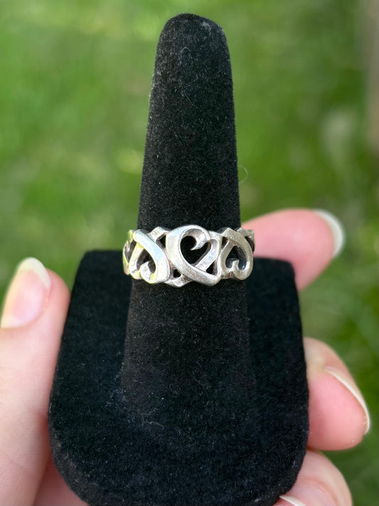 Tiffany & Co Paloma Picasso Loving Hearts Ring