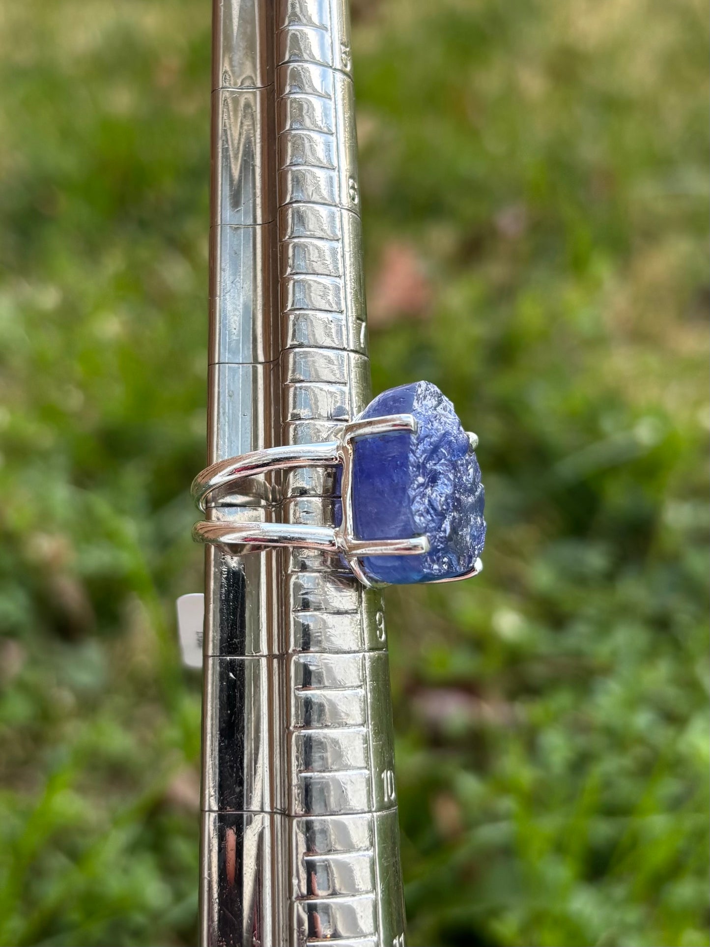 Rough Tanzanite Ring