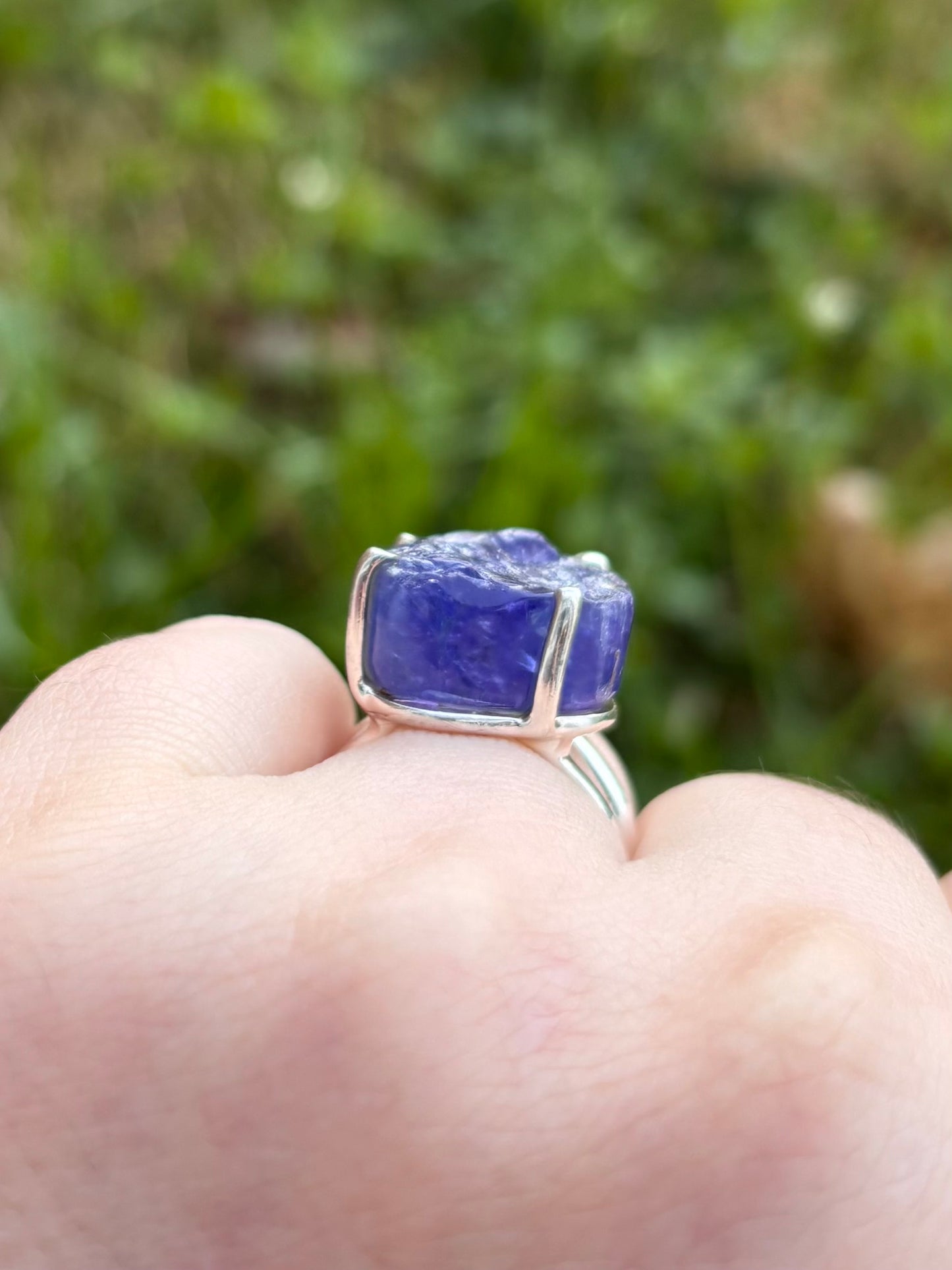 Rough Tanzanite Ring