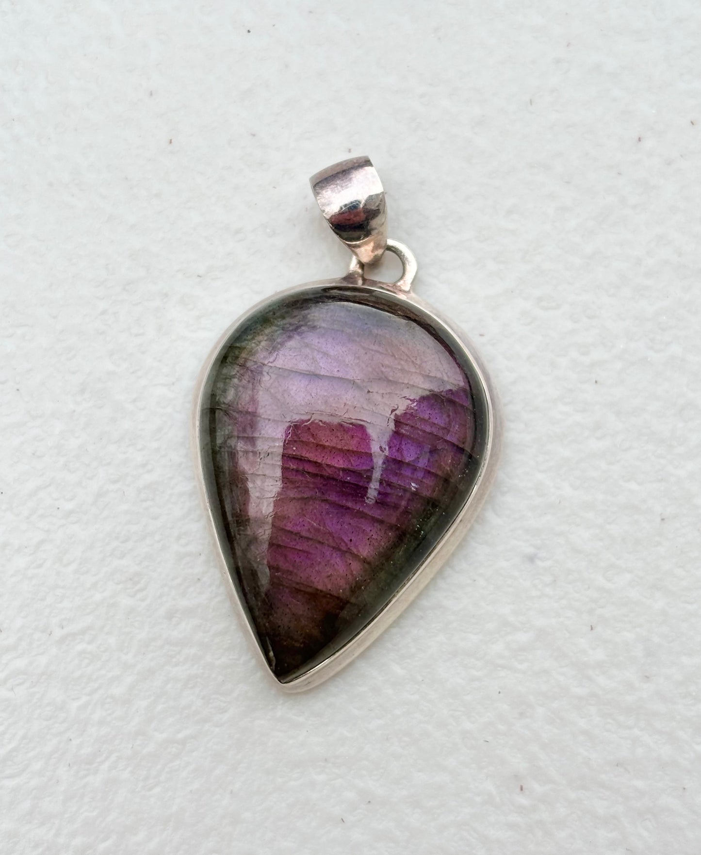 Fancy Spectrolite Labradorite Pendant