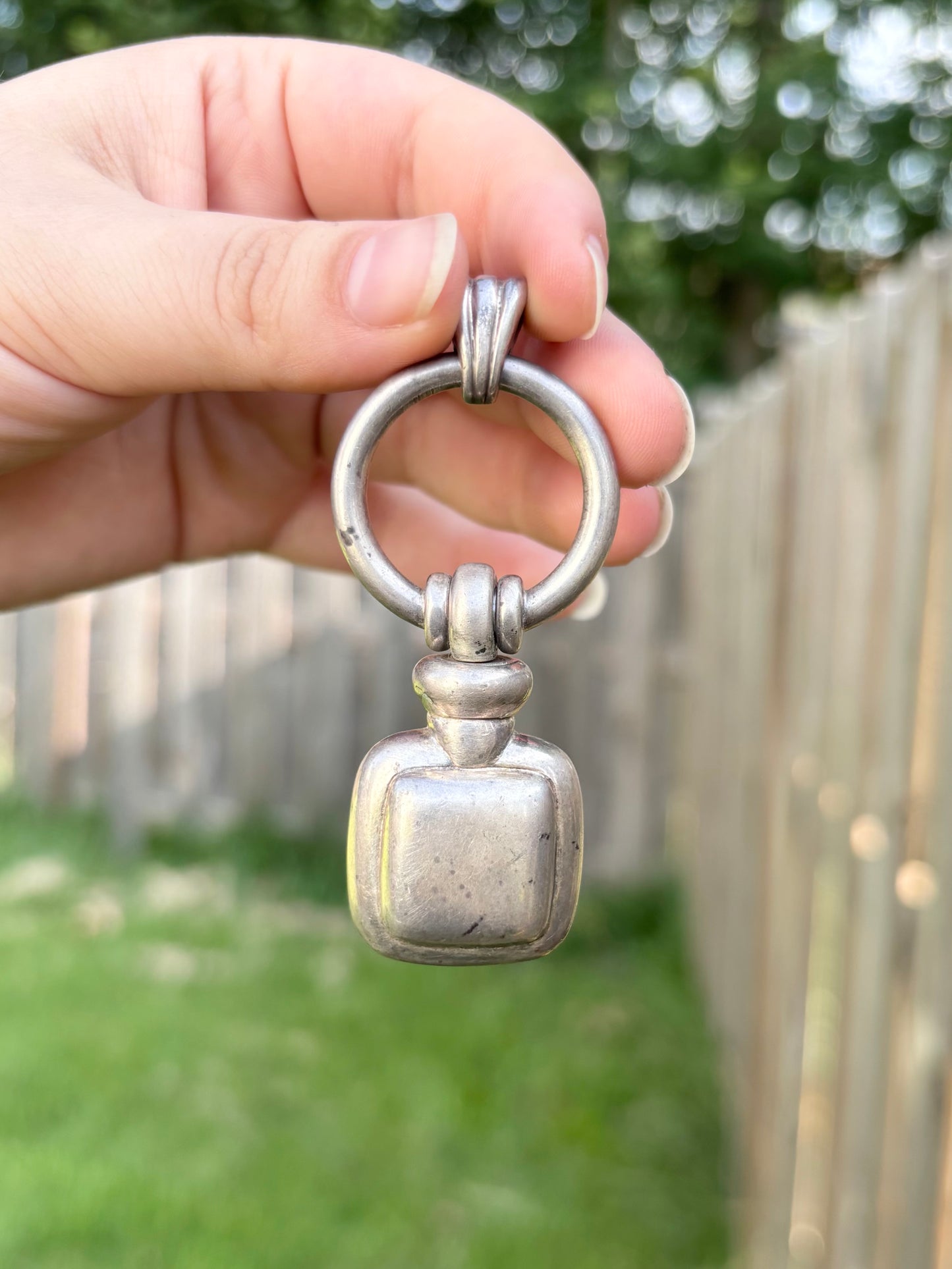 Tiffany & Co. Sterling Silver Perfume Bottle Pendant