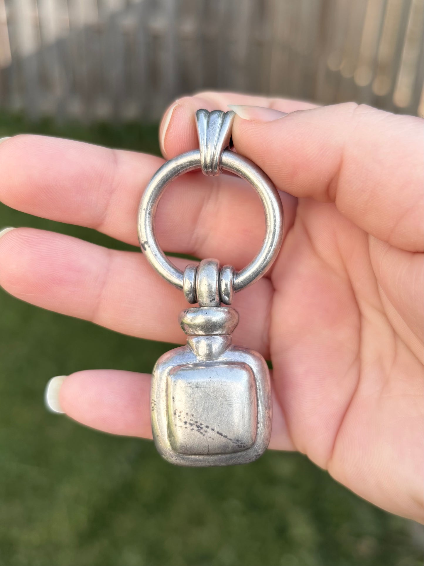 Tiffany & Co. Sterling Silver Perfume Bottle Pendant