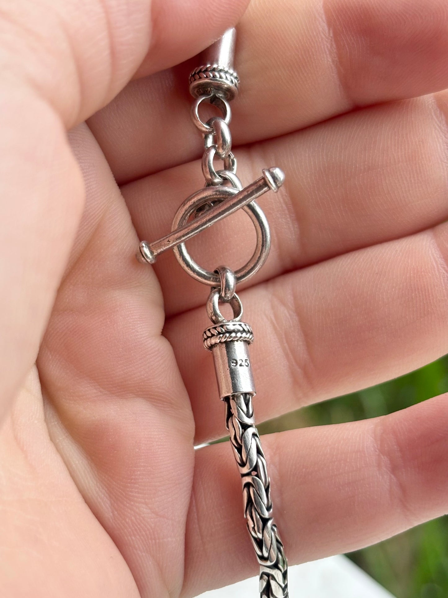 Graduated Byzantine Chain with Toggle Clasp
