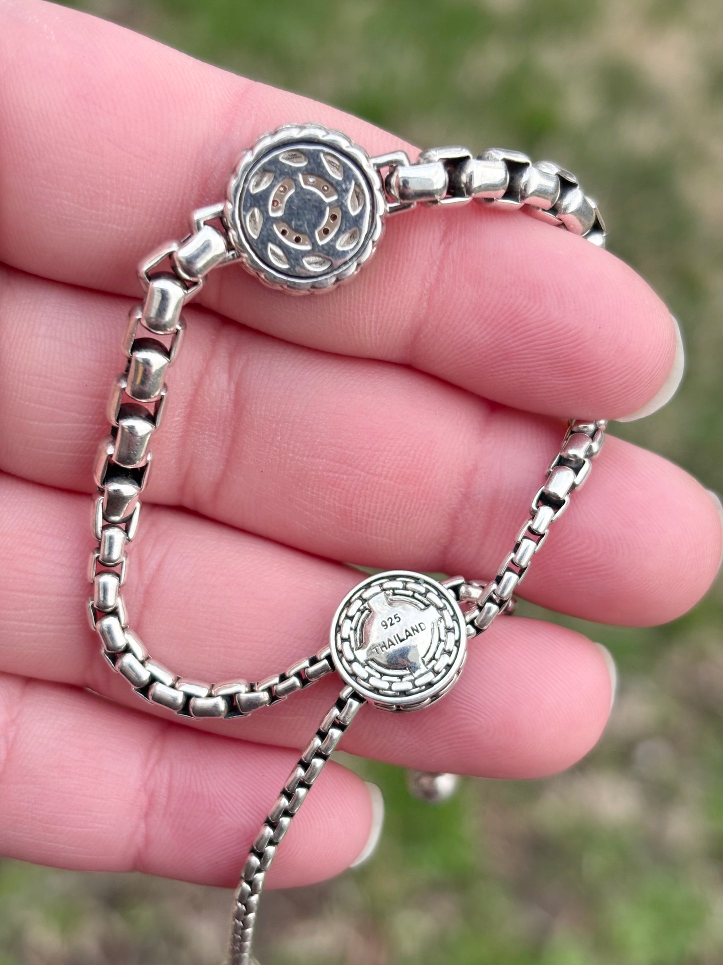 JAI by John Hardy Diamonds in Braided Halo Adjustable Bracelet