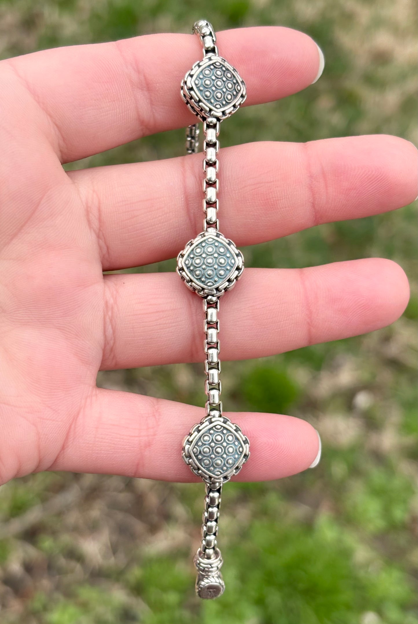JAI by John Hardy Textured Station Bracelet