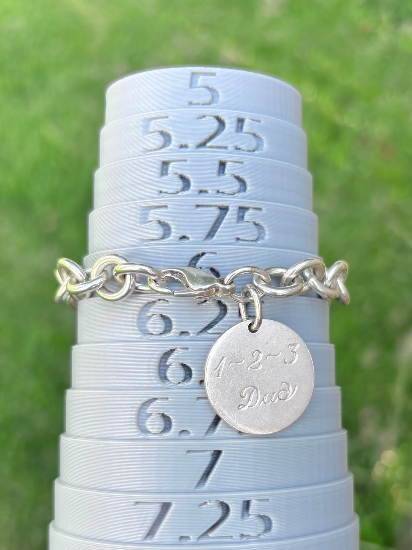Vintage Tiffany & Co. Sterling Silver Please Return to Tiffany Circle Tag Bracelet — Engraved