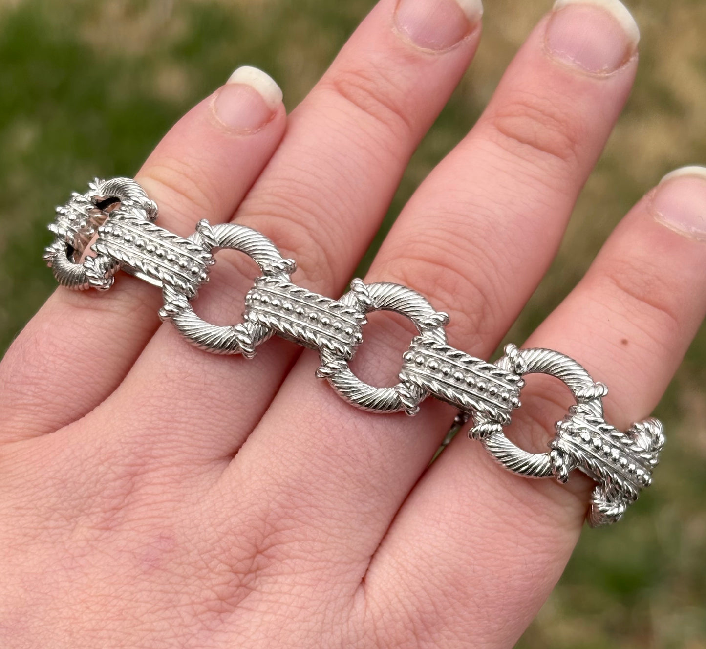 Judith Ripka Citrine Heart Toggle Bracelet