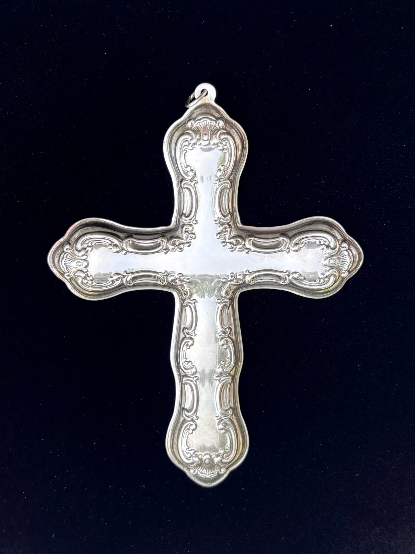 Gorham Sterling Silver Cross Ornament – 1999 Christmas Collectible