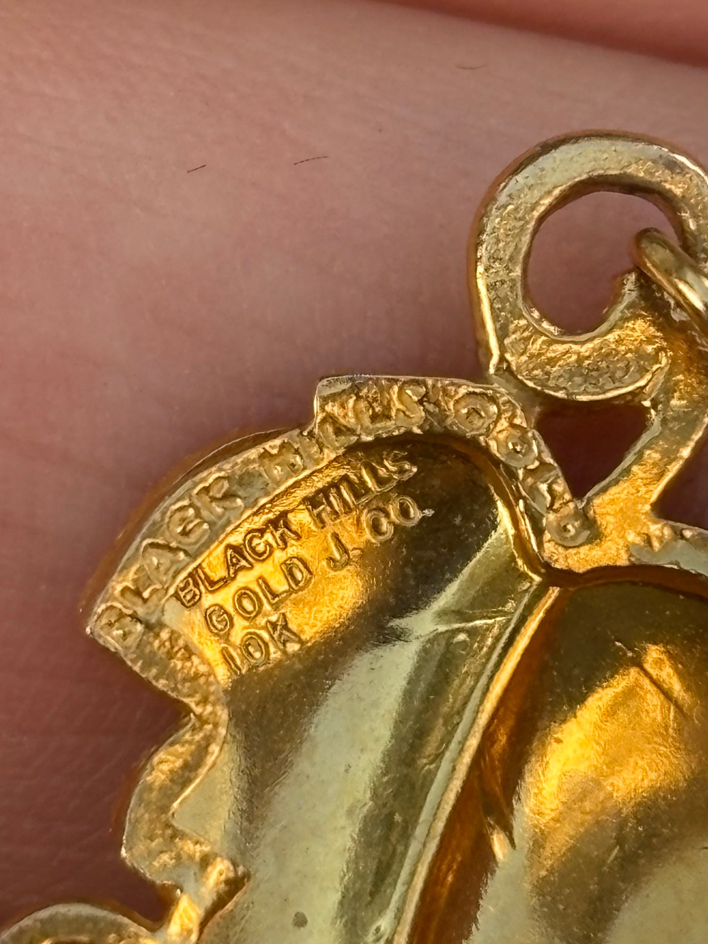 Vintage Landstrom’s 10k Gold Black Hills Pendant