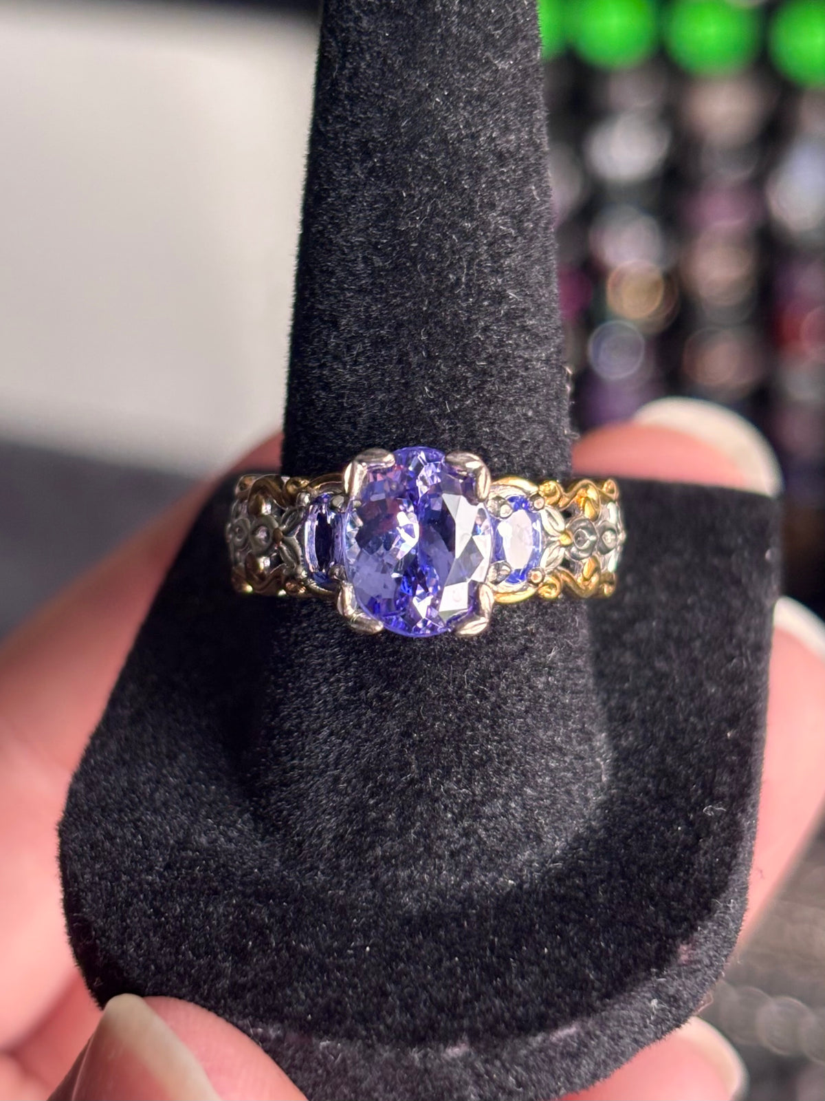 Michael Valitutti Gems en Vogue 3.70ctw Tanzanite Sterling Silver Ring - Sz 7.25