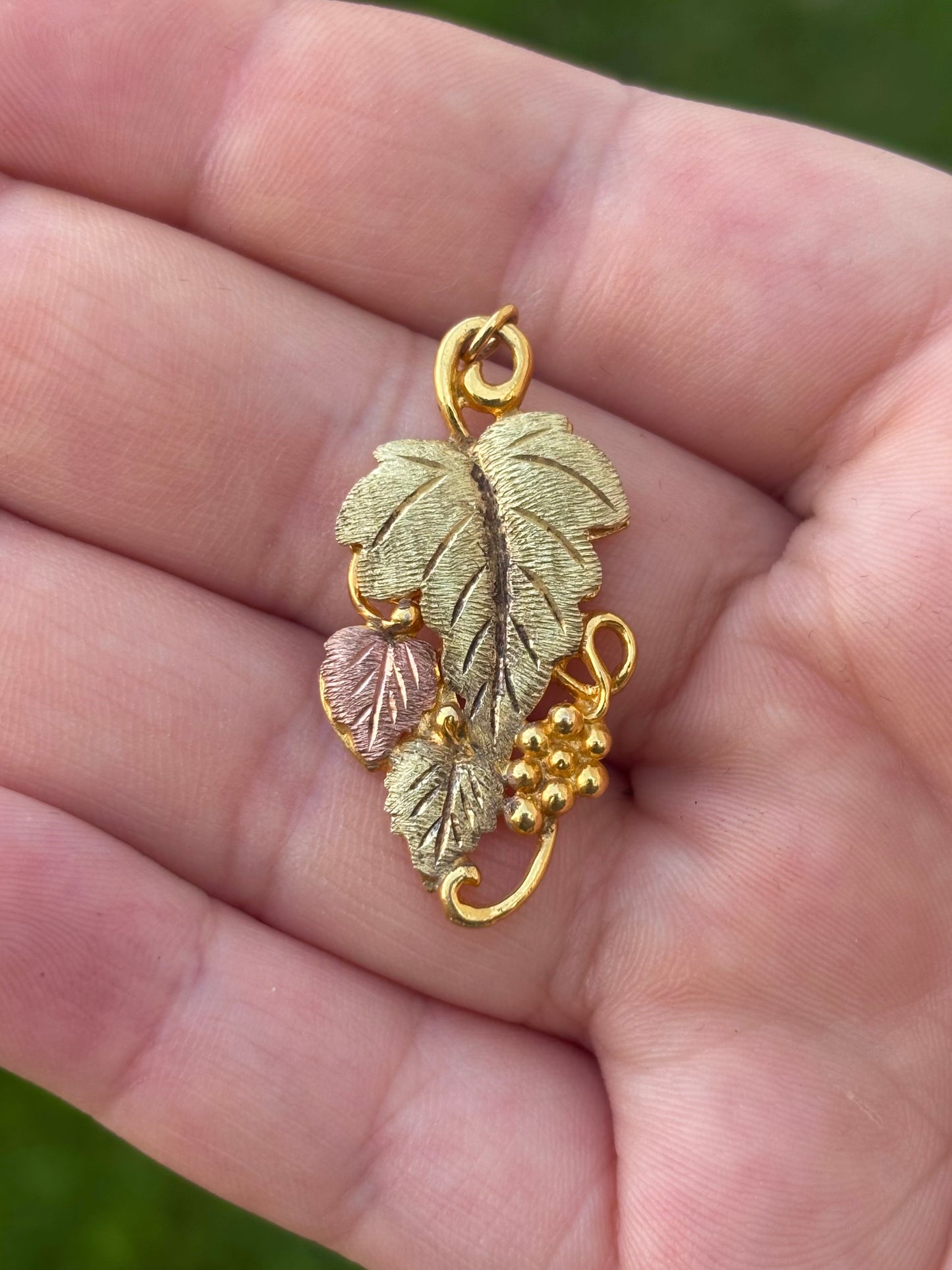 Vintage Landstrom’s 10k Gold Black Hills Pendant
