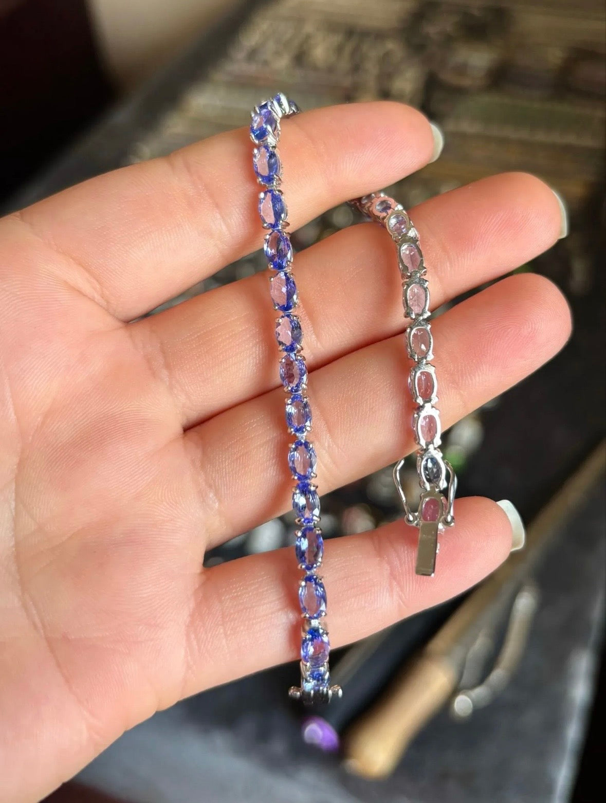 Tanzanite Tennis Bracelet
