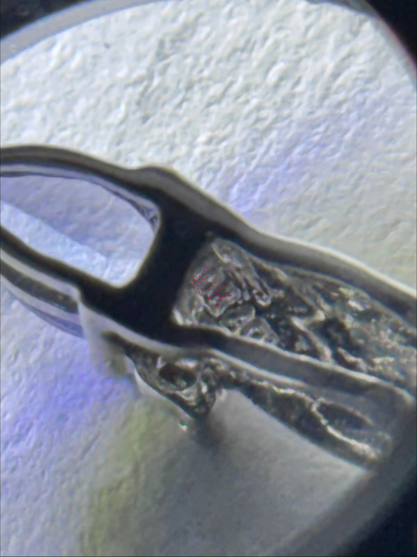 10K White Gold Pear Cut Tanzanite Diamond Pendant