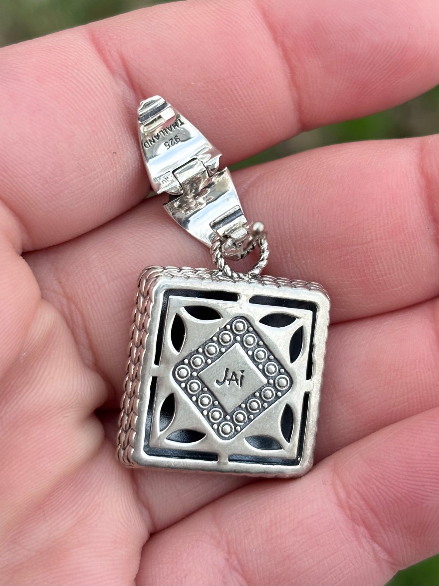 JAI by John Hardy Square Textured Pendant