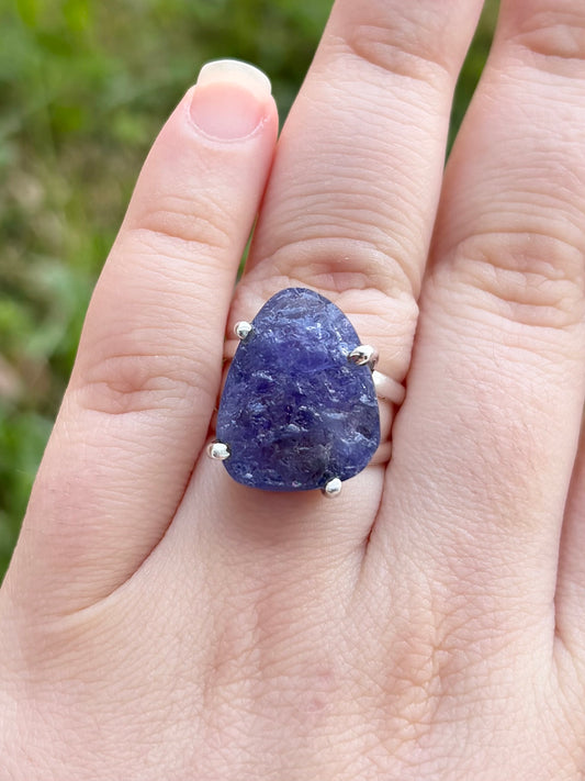 Rough Tanzanite Ring