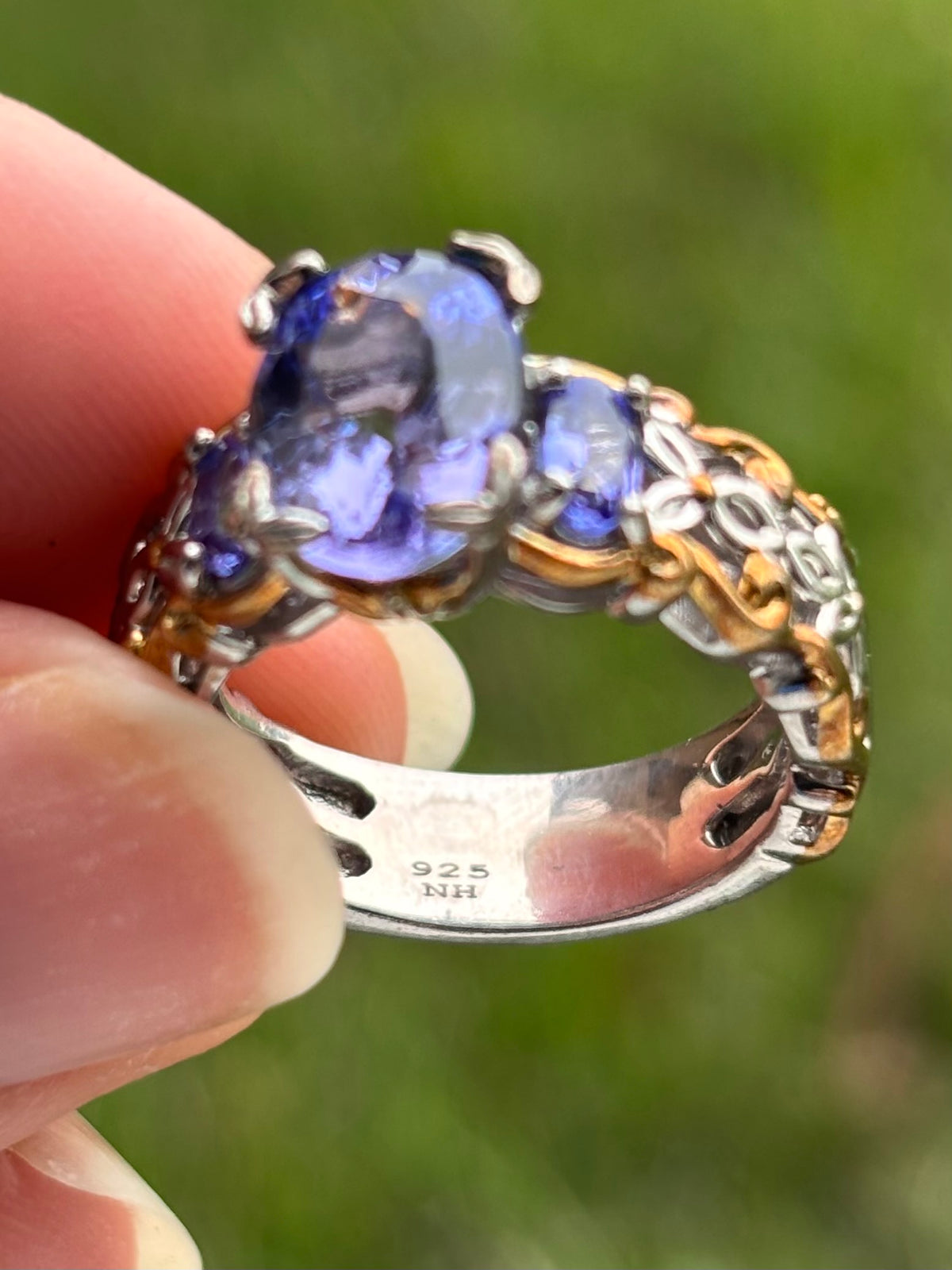 Michael Valitutti Gems en Vogue 3.70ctw Tanzanite Sterling Silver Ring - Sz 7.25